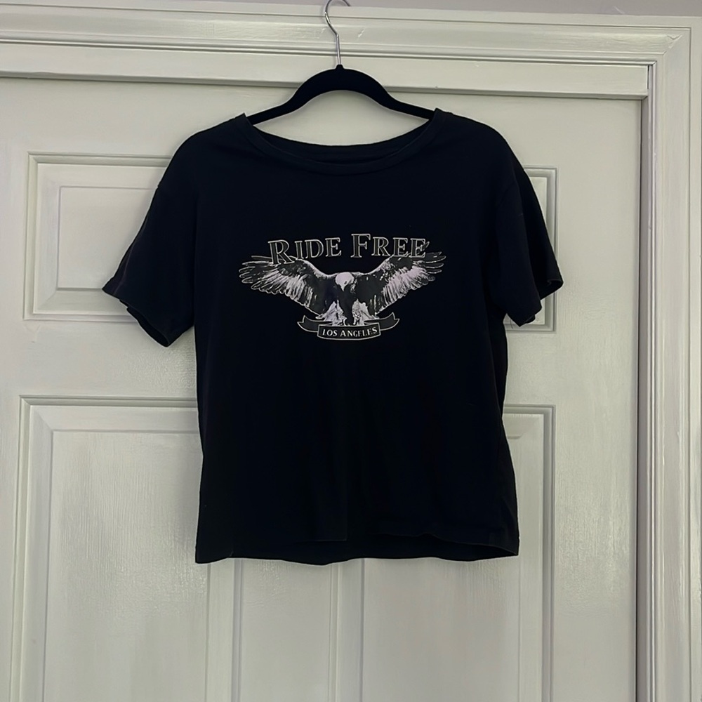 Black Graphic Tee Size medium